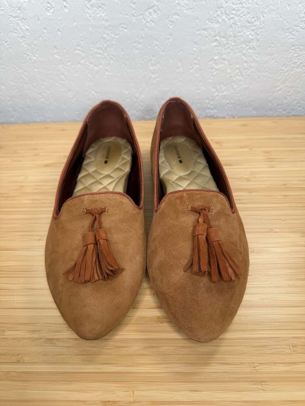 Birdies The Starling Suede Tassel Loafers